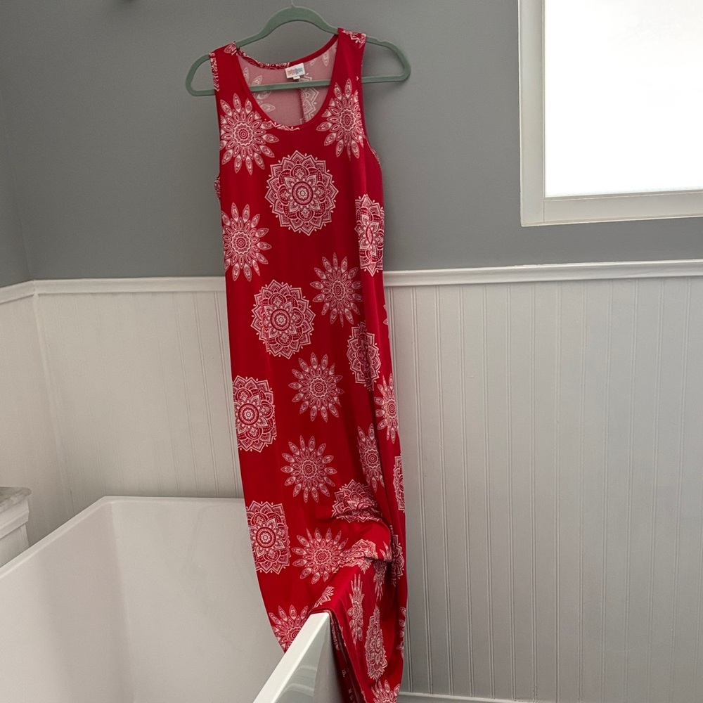 Lularoe Red Mandala Maxidress